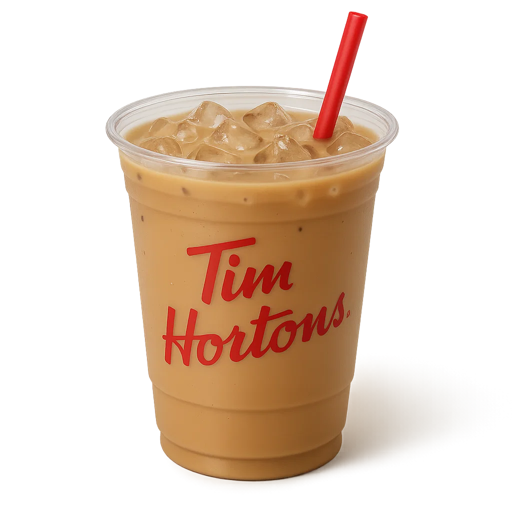 Tim Hortons Unsweetened Iced Latte