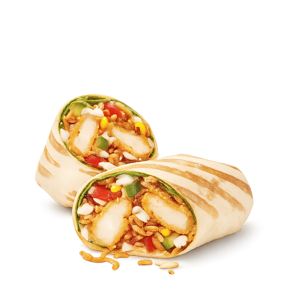 Tim Hortons Cilantro Lime Chicken Loaded Wrap with Cheese