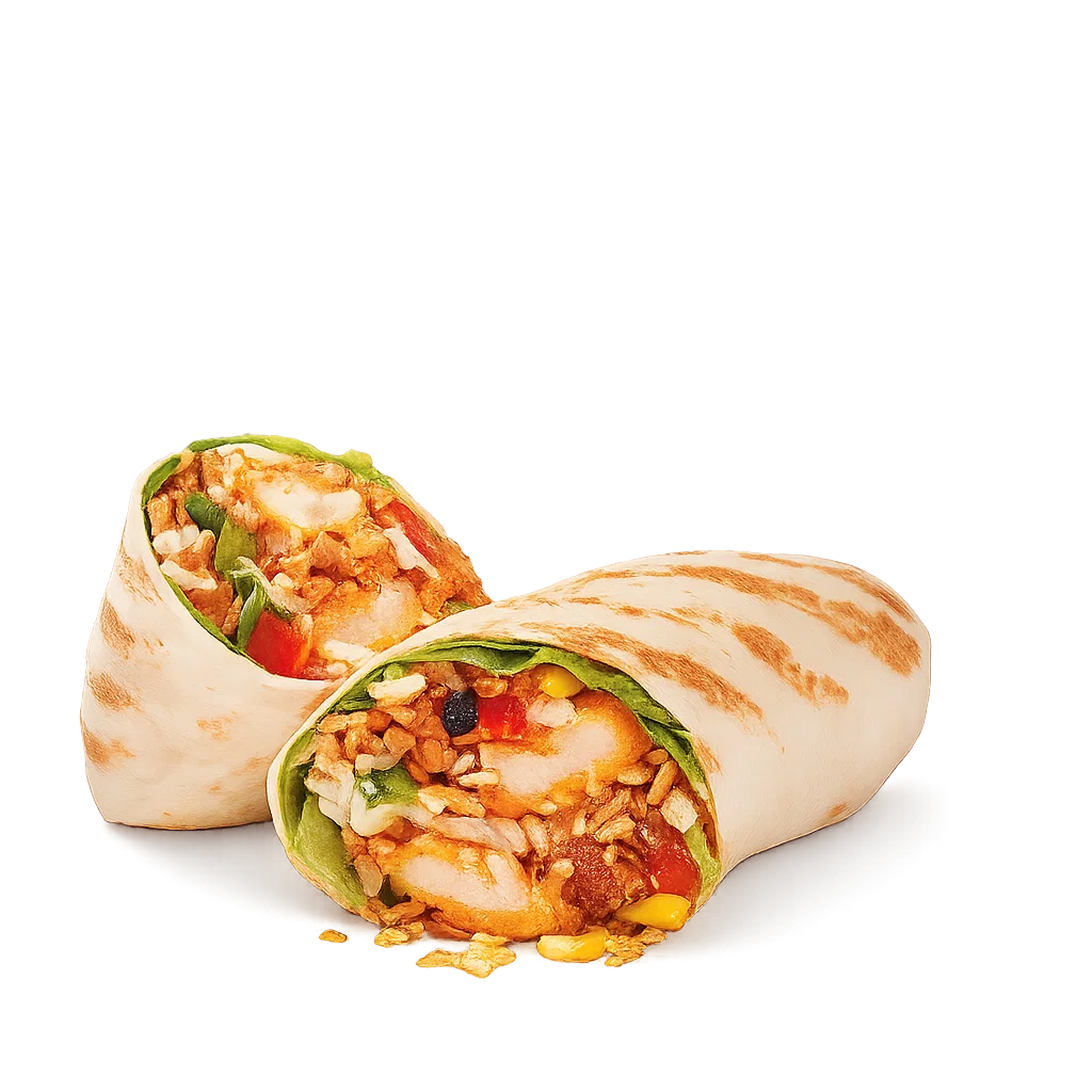 Tim Hortons Habanero Chicken Loaded Wrap with Cheese