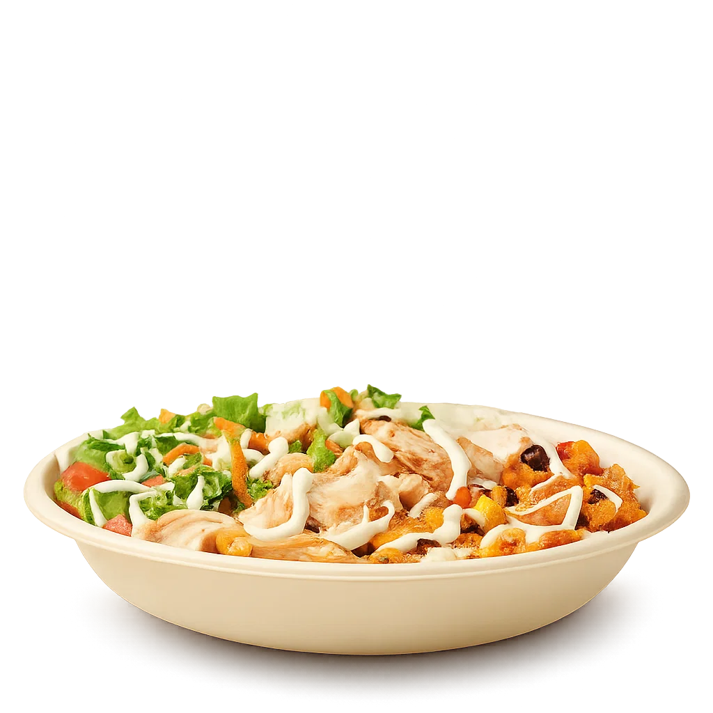 Tim Hortons Cilantro Lime Chicken Loaded Bowl with Cheese