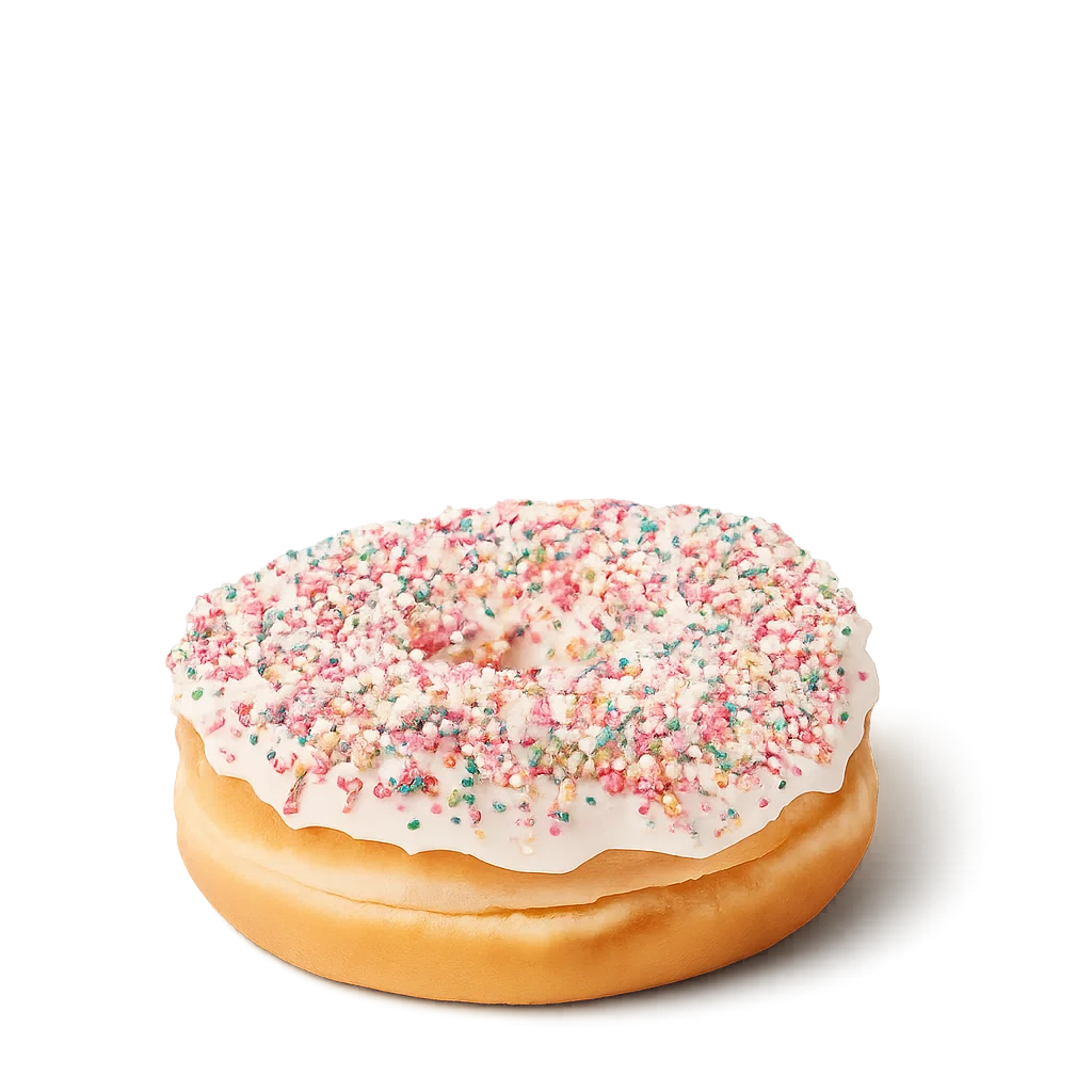 Tim Hortons Vanilla Dip Donut