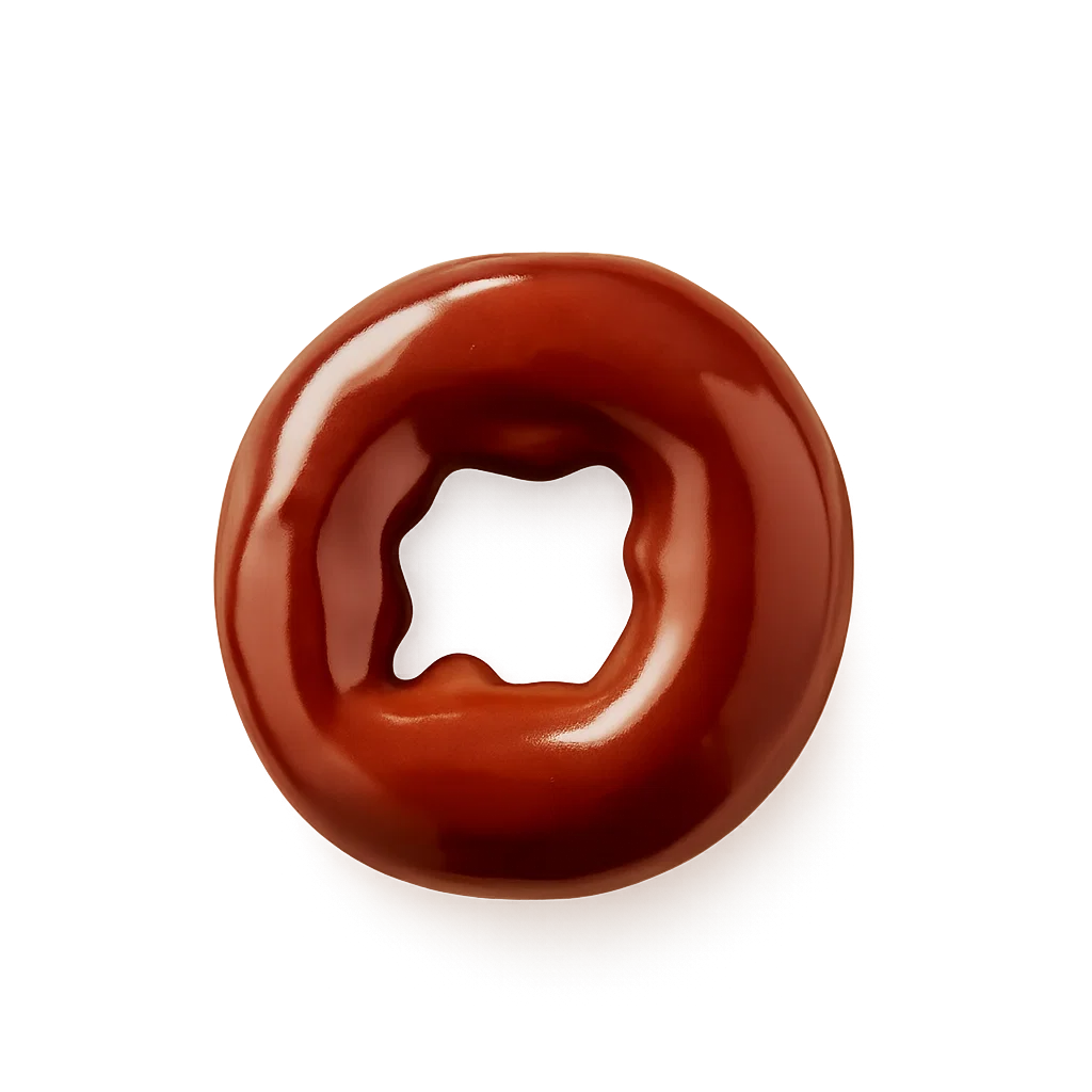 Tim Hortons Double Chocolate Donut