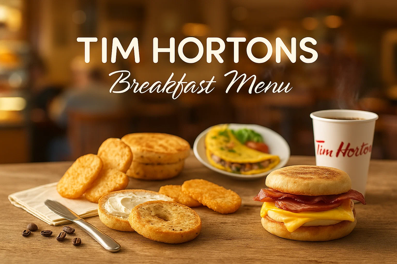 Tim Hortons Breakfast Menu Prices and Calories AUG 2025