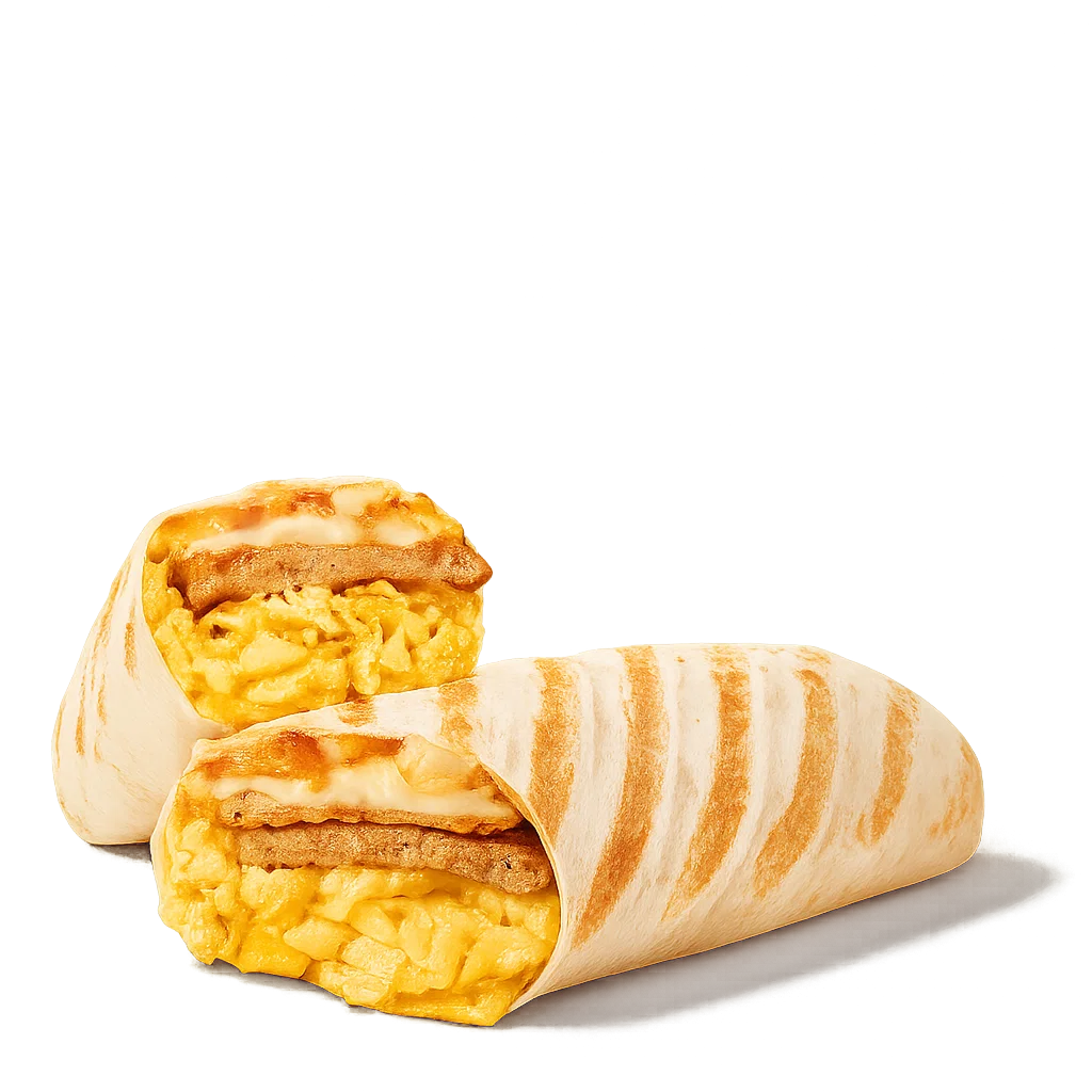 Scrambled Egg Loaded Wrap