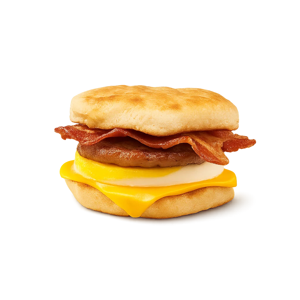 Tim Hortons Sausage & Bacon Breakfast Sandwich