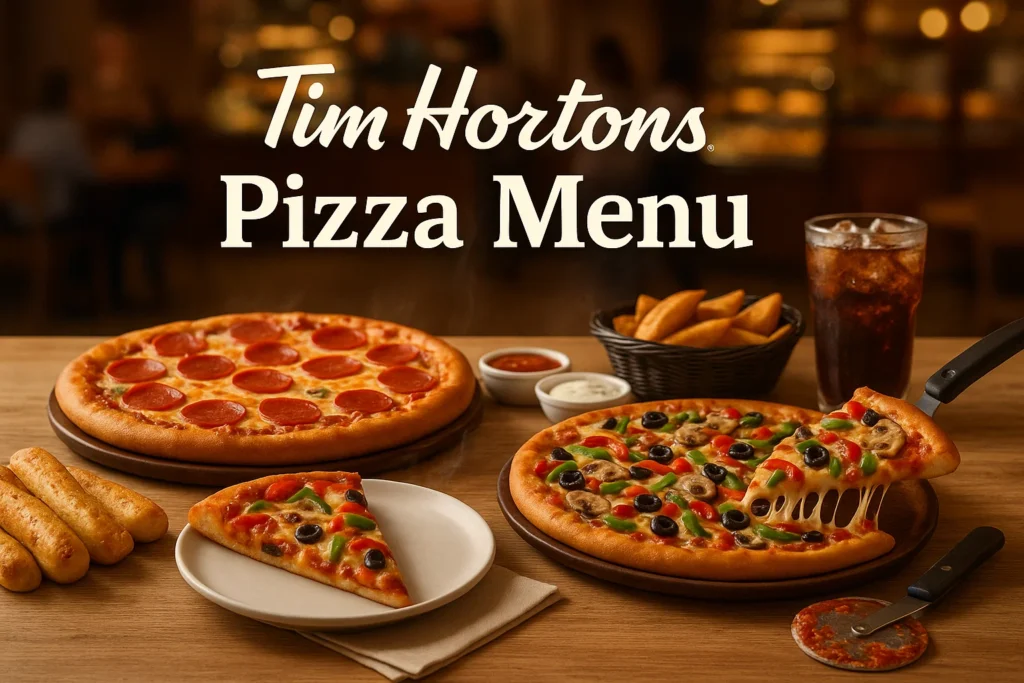 Tim Hortons Pizza Menu